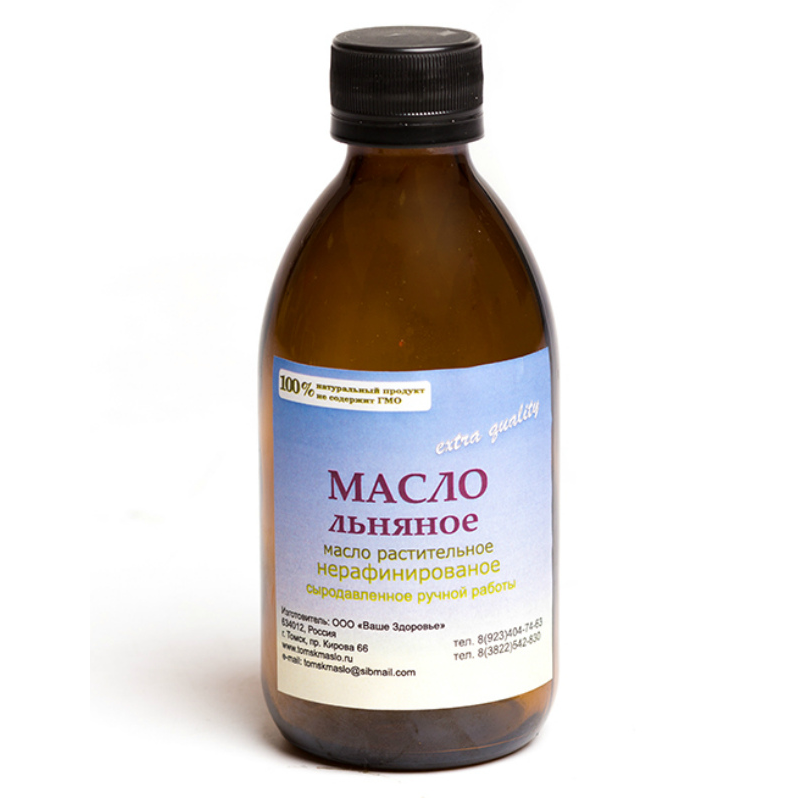 Масло льняное, 250 мл