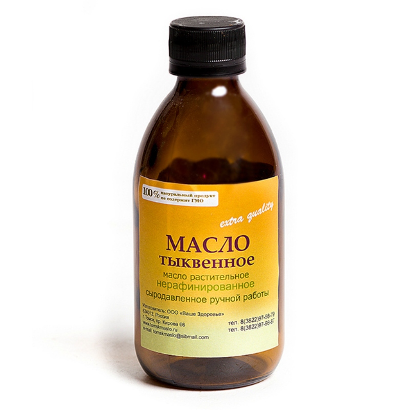 Масло тыквенное, 250 мл